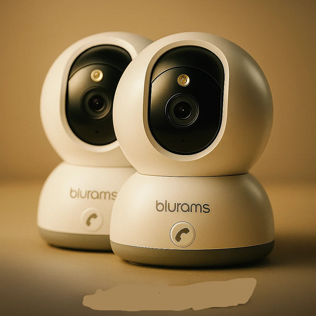 Blurams 2K Baby Monitor & Home Security Camera Smart WiFi Indoor Cam with Motion Detection, Night Vision, 2 Way Audio & Easy Setup