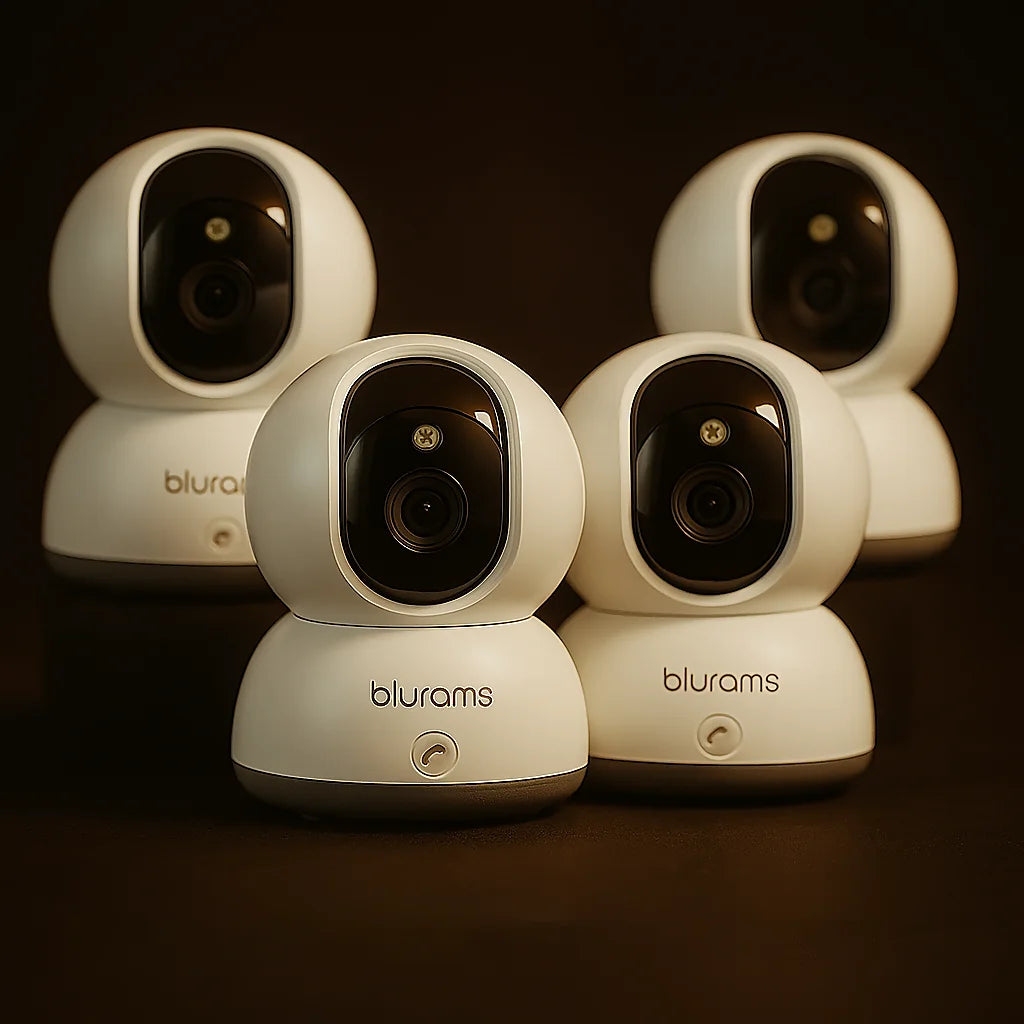 Blurams 2K Baby Monitor & Home Security Camera Smart WiFi Indoor Cam with Motion Detection, Night Vision, 2 Way Audio & Easy Setup