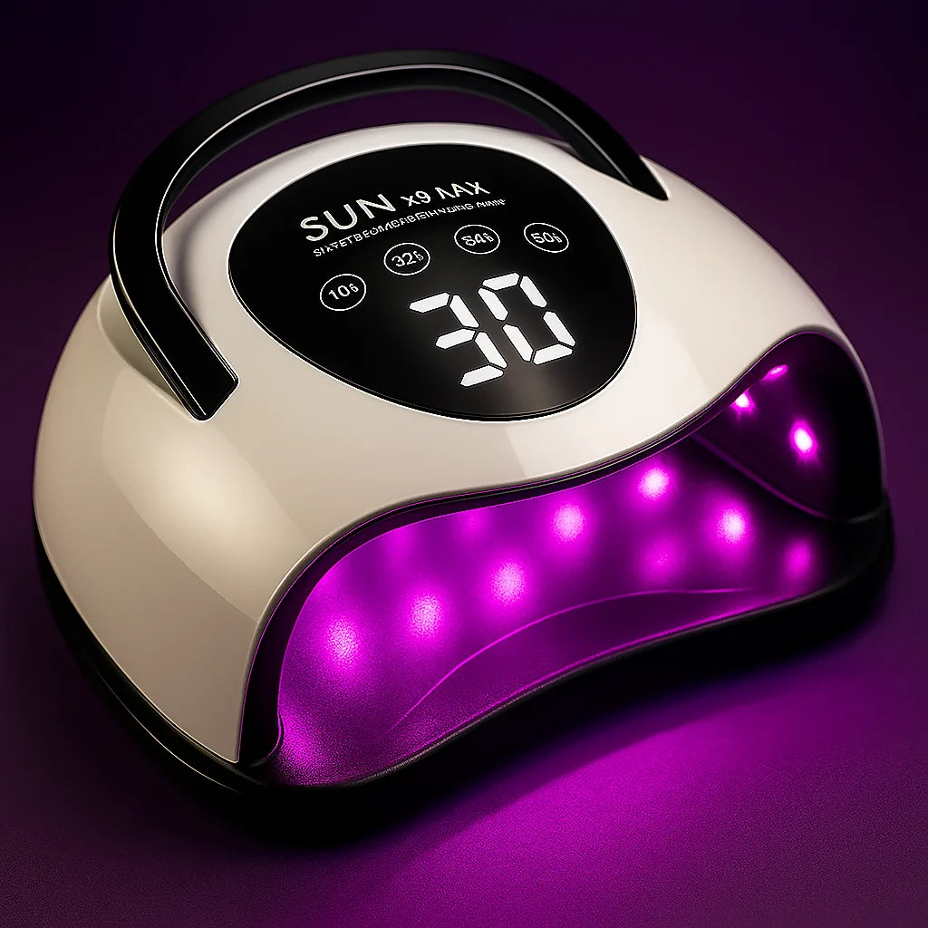 220W LED UV Light Dryer for Nails Gel Polish with 57 Lamp Beads 4 Timer Setting & LCD Touch Display Screen