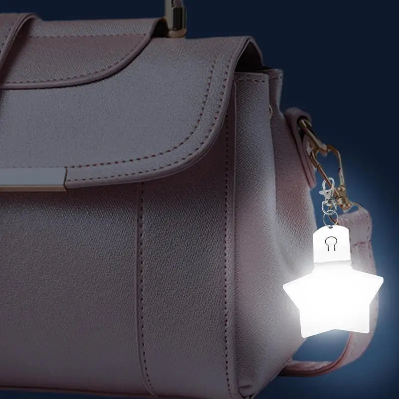 Heart LED Purse Light Rechargeable Handbag Charm for Women, Illuminates Inside Your Bag, Gift Idea USA