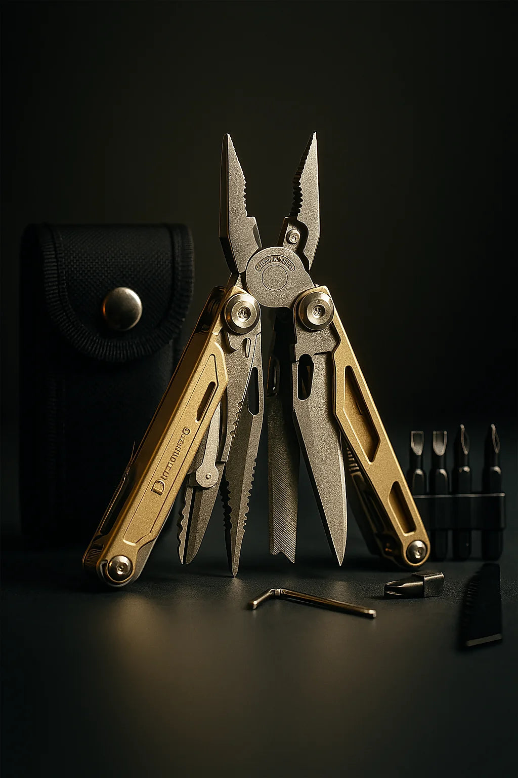 Daicamping DL30 Multi Tool Survival Gear  EDC Folding Knife, Replaceable Parts, Pliers, Cutter, Swiss Army Style Multitool for Camping & Outdoor Use