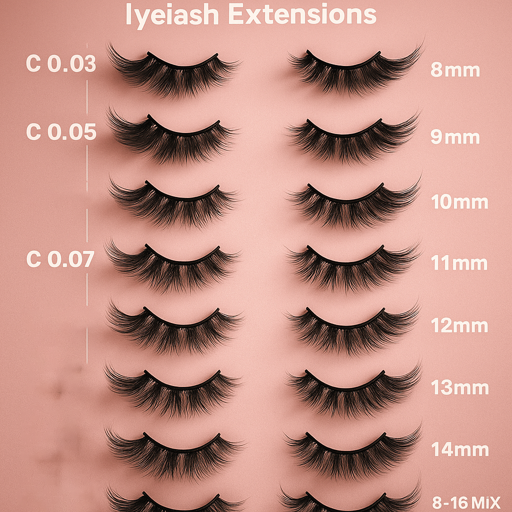 Veyes Inc Faux Mink Individual Eyelash Extensions  Classic Matte Lashes 8–20mm | Professional Natural Lash Supplies & Bulk Wholesale