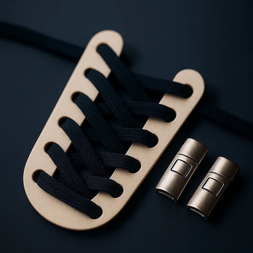 No Tie Shoelaces for Kids & Adults Elastic Lock Sneakers Laces, Double Layer Cotton, Easy Slip On Flat Shoe Laces, Tieless Shoe Accessories