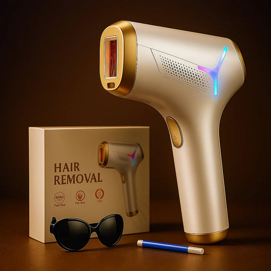 Permanent IPL Laser Hair Removal Device  990,000 Flashes for Women & Men | Painless At Home Hair Remover for Body, Bikini & Face