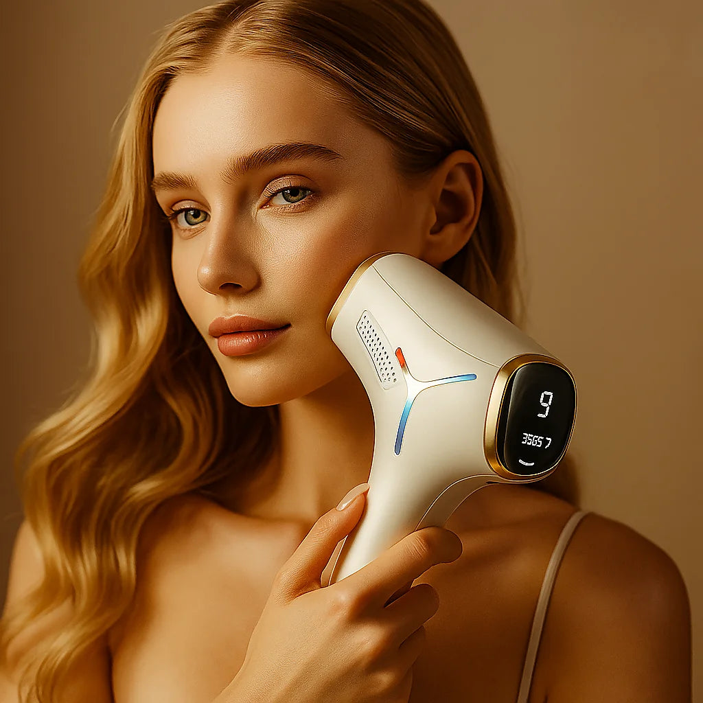 Permanent IPL Laser Hair Removal Device  990,000 Flashes for Women & Men | Painless At Home Hair Remover for Body, Bikini & Face