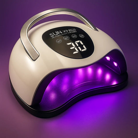 220W LED UV Light Dryer for Nails Gel Polish with 57 Lamp Beads 4 Timer Setting & LCD Touch Display Screen