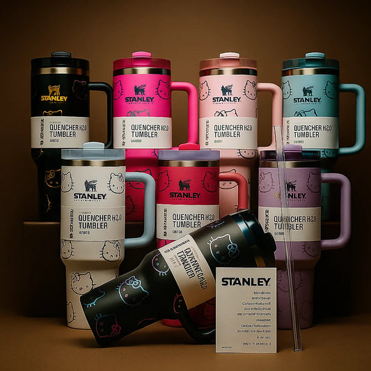 Stanley Quencher H2.0 Flowstate Tumbler 40 oz With Handle & Straw, 3 Position Lid, Cup Holder Friendly | Travel Mug USA