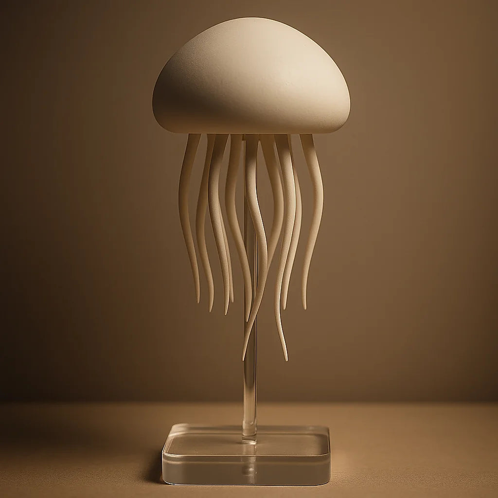 Jellyfish Cartoon Night Light & Bluetooth Humidifier RGB LED Bedside Lamp with Voice Control, Type C Charging & Upgraded Design