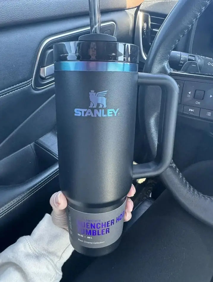 Stanley Quencher H2.0 Flowstate Tumbler 40 oz With Handle & Straw, 3 Position Lid, Cup Holder Friendly | Travel Mug USA