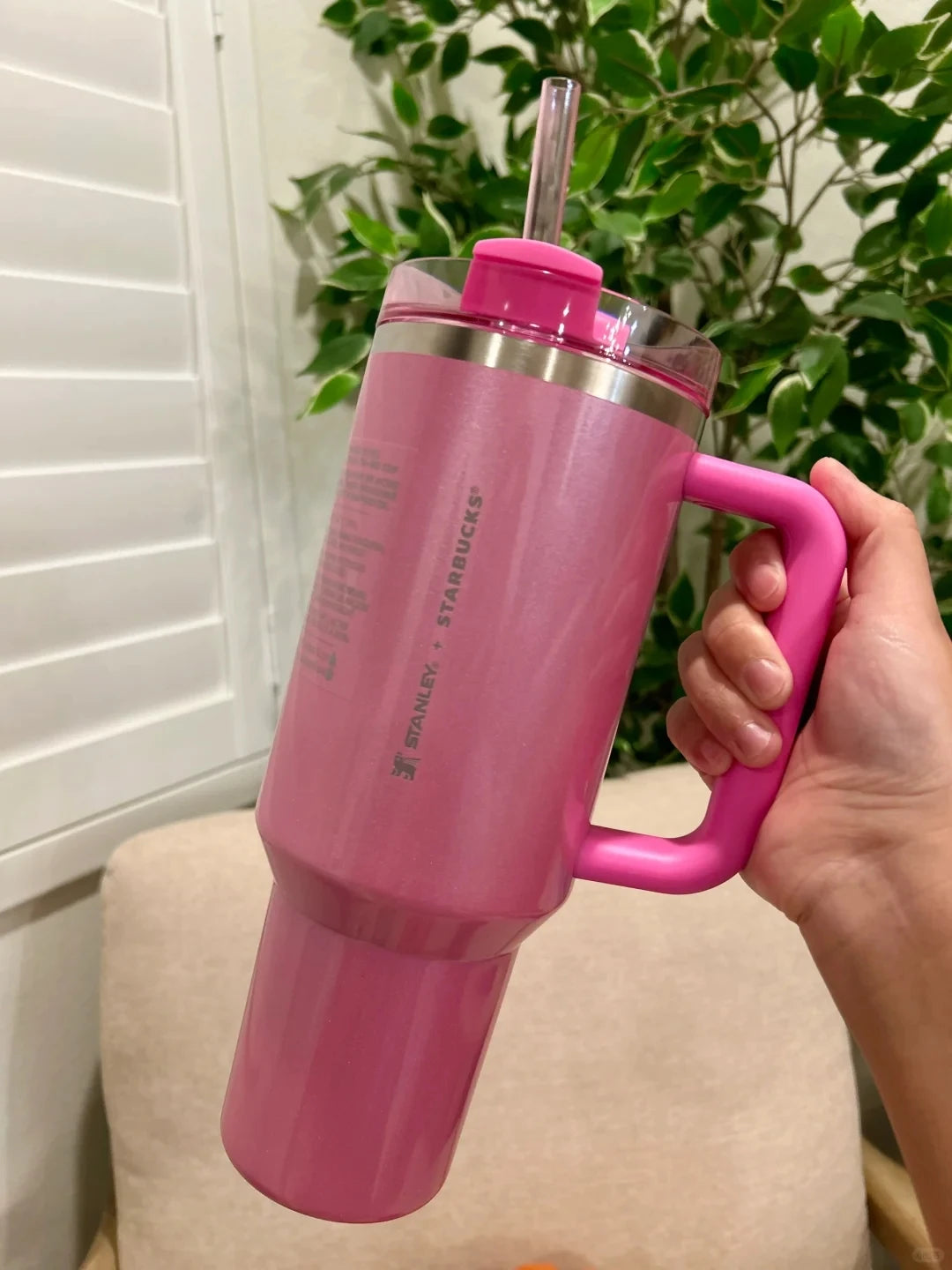Stanley Quencher H2.0 Flowstate Tumbler 40 oz With Handle & Straw, 3 Position Lid, Cup Holder Friendly | Travel Mug USA