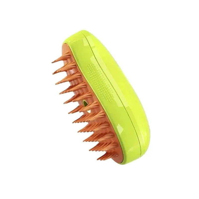 3 in 1 Pet Steam Grooming Brush  Electric Hair Removal, Cleaning Spray & Massage Comb for Cats & Dogs  Retractable Handle