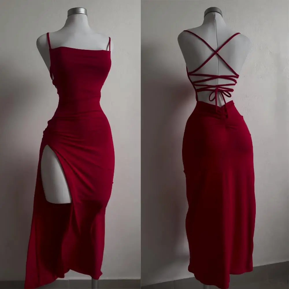 Summer Halter Strap Bodycon Mini Dress Spice Girl Inspired, Trendy Bag Hip Clubwear