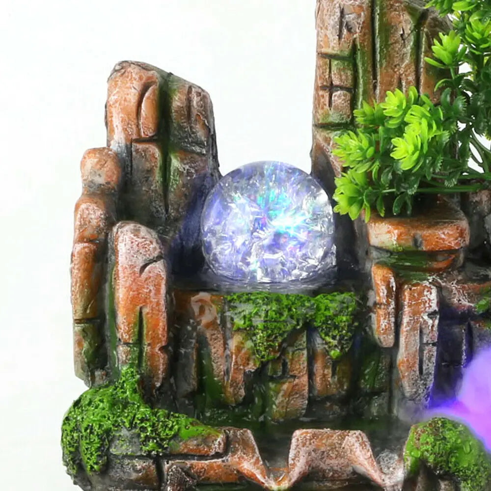 Luxury Tabletop Fountain  Elegant Indoor Waterfall Decor for Home & Office Perfect Gift Idea